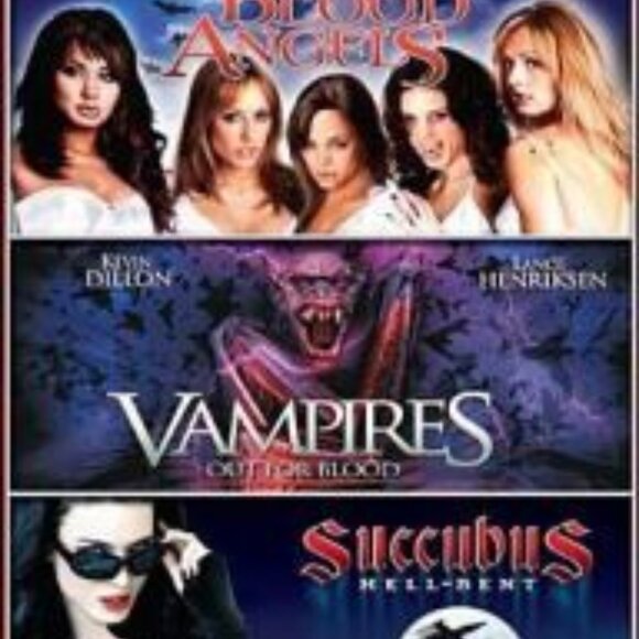 Blood Angels Vampires Out For Blood Succubus HellBent Triple Feature DVD R Rated - Picture 1 of 5